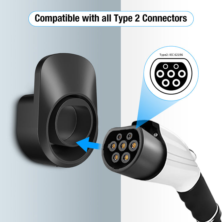 ABSINA Supporto per Cavi per Ricarica Auto elettriche e per Spina Tipo 2 con Accessori di ABSINA Supporto per Cavi per Ricarica Auto elettriche e per Spina Tipo 2 con Accessori di