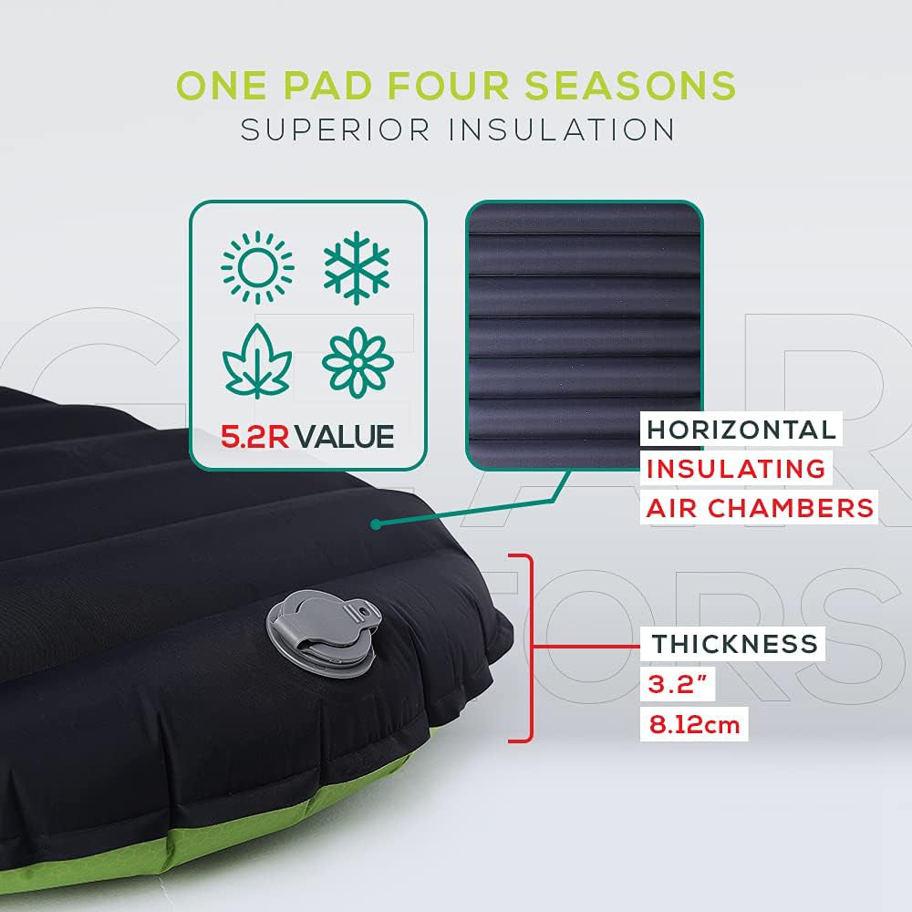 Daolar Self Inflating Sleeping Mat Four Seasons Camping Mat 1.5 Inch Daolar EU